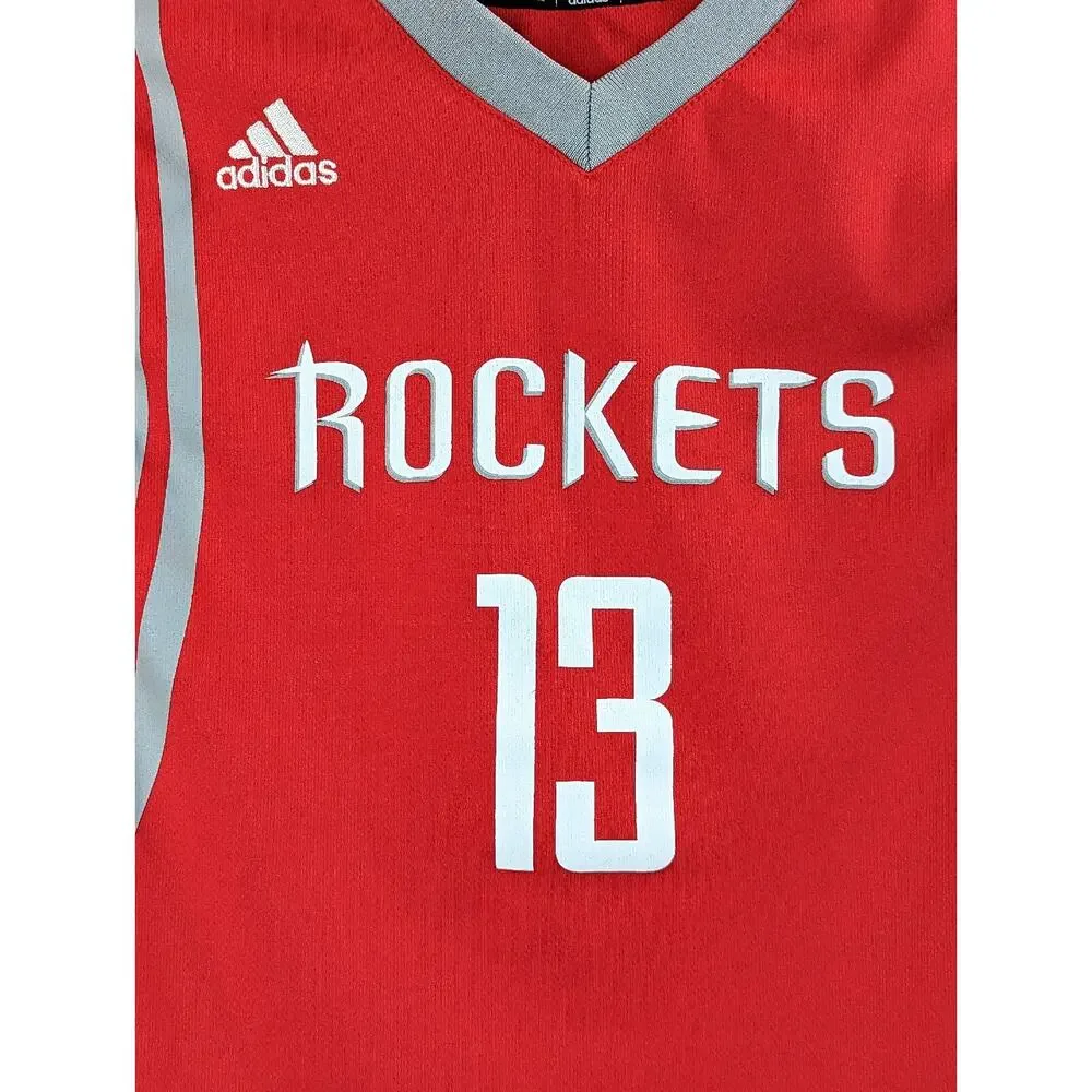 Adidas Youth NBA Houston Rockets James Harden #13 Basketball Jersey Size Large